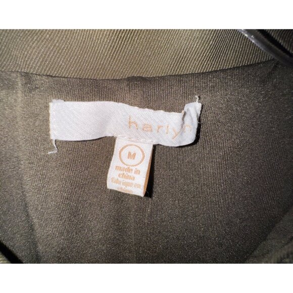 Anthropologie Harlyn Size 8 Green Military Jumpsuit Utility Coverall Army‎ Pants - Picture 7 of 9